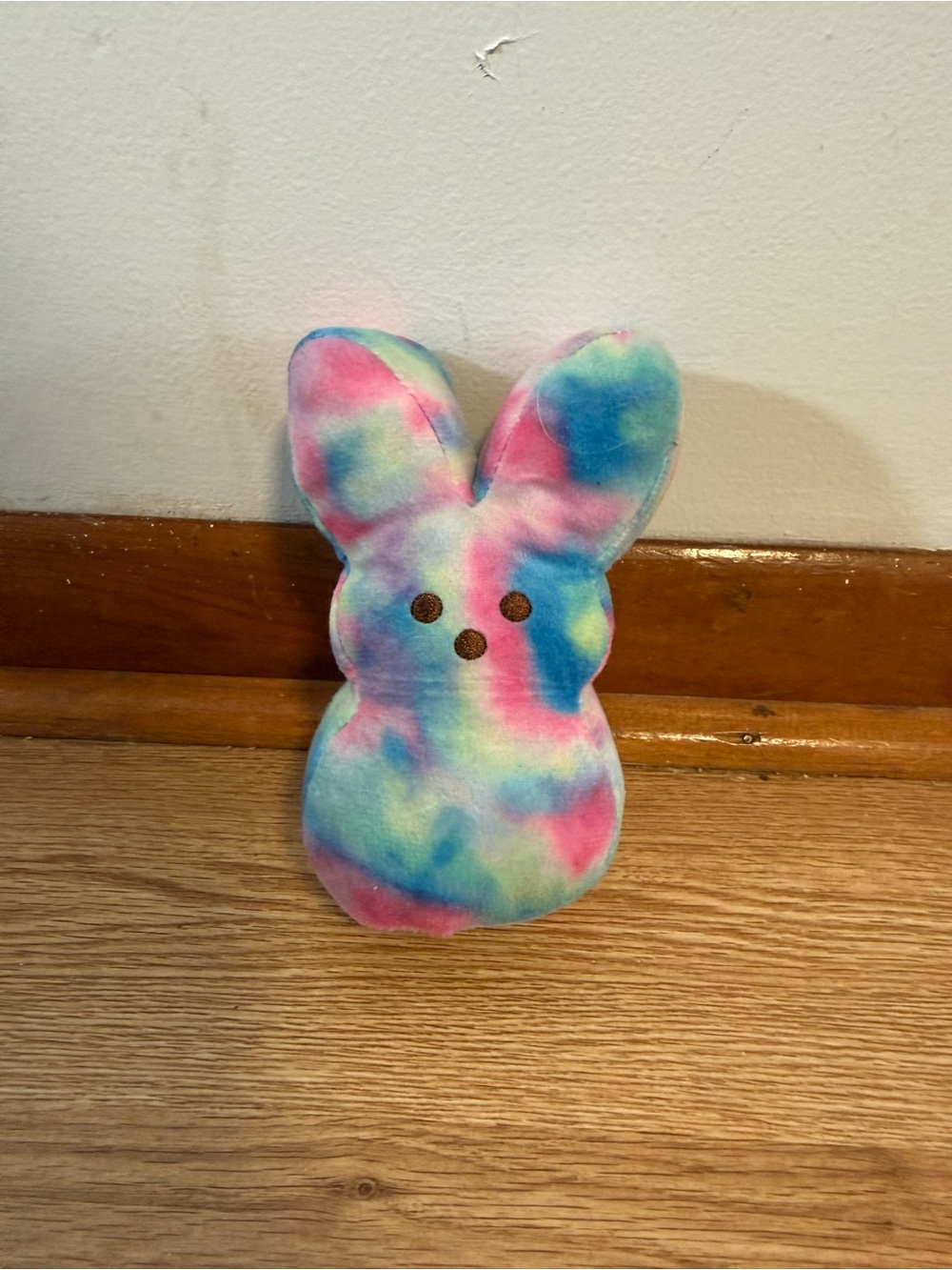 2023 Peeps Cute Bunny Easter Just Born Tie Dye Plush Stuffed Animal Toy 5.5"